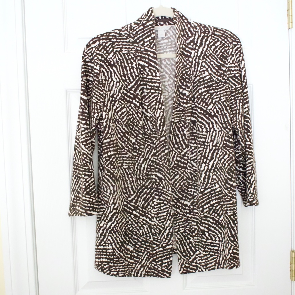 Laura Ashley 3/4 Sleeve Sweater Cardigan-Size Larg